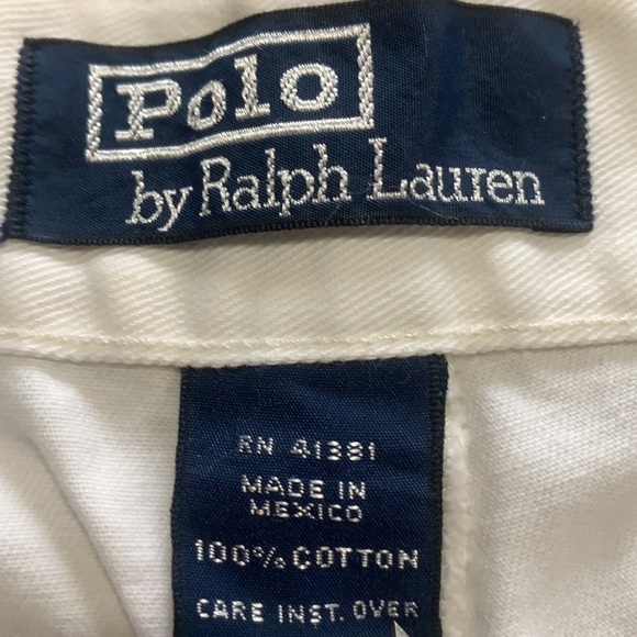 POLO Ralph Lauren Men’s White Shorts Size 42 P649 - Picture 12 of 14